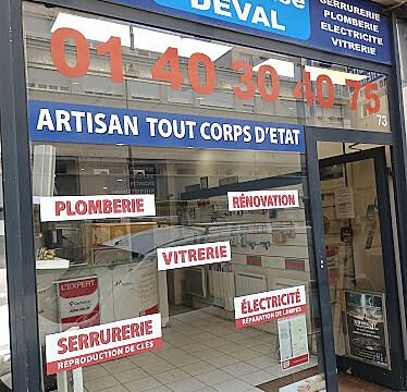 Artisans Plombier DEVAL PARIS 15